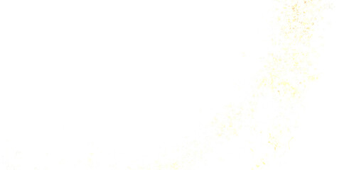 High-resolution image of abstract gold dust particles scattered on a white background. Perfect for design projects.