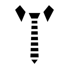Tie Vector Glyph Icon Design