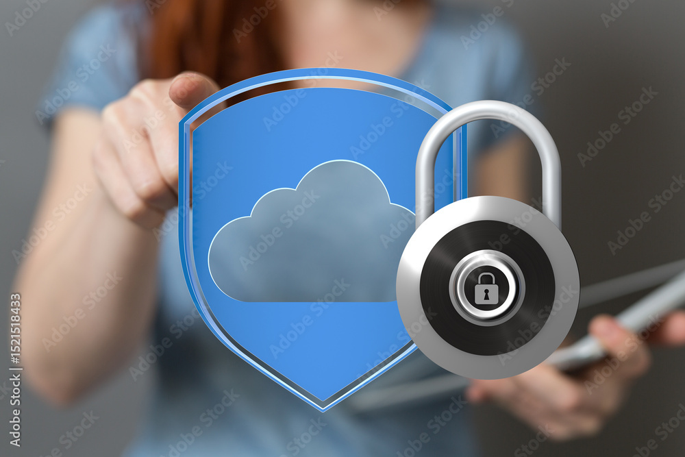 Aufkleber Protecting your data in the cloud is crucial.  Learn how to secure your sensitive information with robust cloud security.