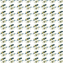 Elegant Feather Pattern with Geometric Accents - A Seamless Background Design for Crafts, Textiles, and Creative Projects Inspired by Native American Traditions.