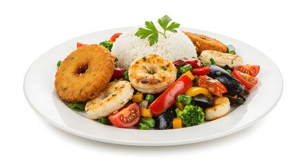 rice with chicken and vegetables