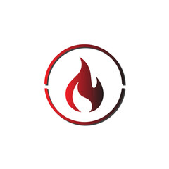 Fire logo Minimalist 