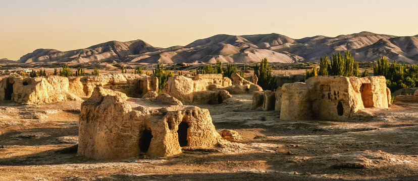 Jiaohe Ancient Ruins, Turpan, Xinjiang province, China