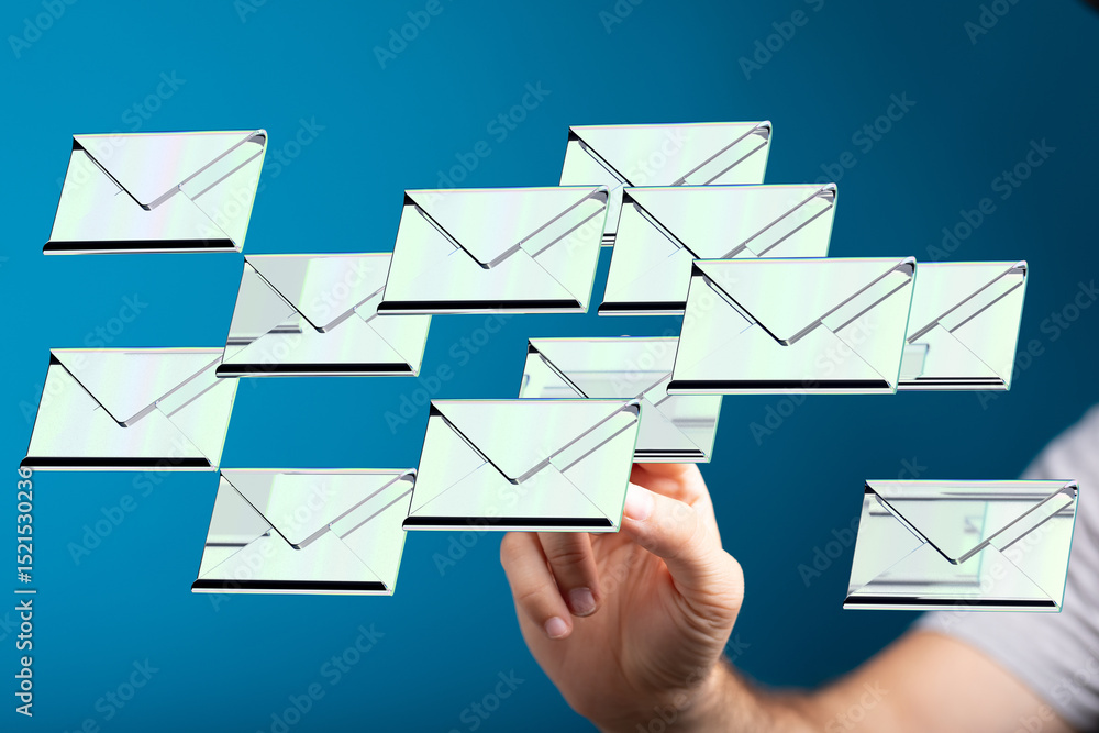 Poster Efficient email management.  Tips for handling a large inbox.