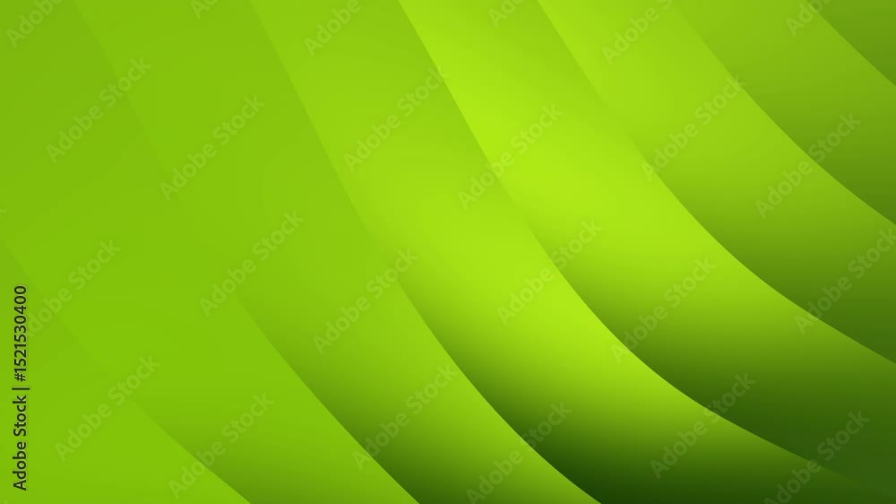Poster abstract green background with curved lines and gradient shading. smooth, flowing shapes create a ca