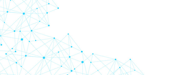 Vector abstract minimalist lines and dots technology pattern geometric background	