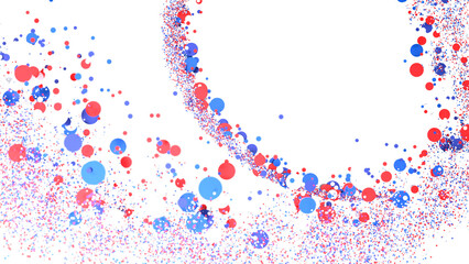 Confetti -  Independence Day background with Confetti.