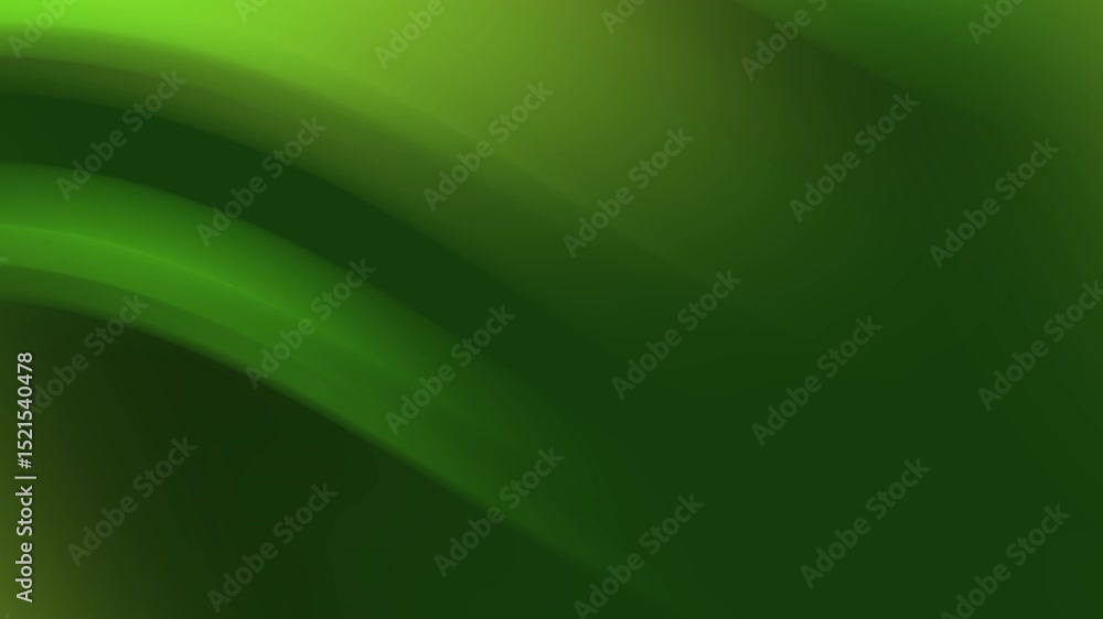 Aufkleber abstract green gradient background with smooth, flowing curves. shades range from bright lime to dee
