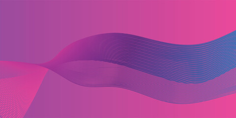 Decorative abstract form with mesh textures and wave motion

