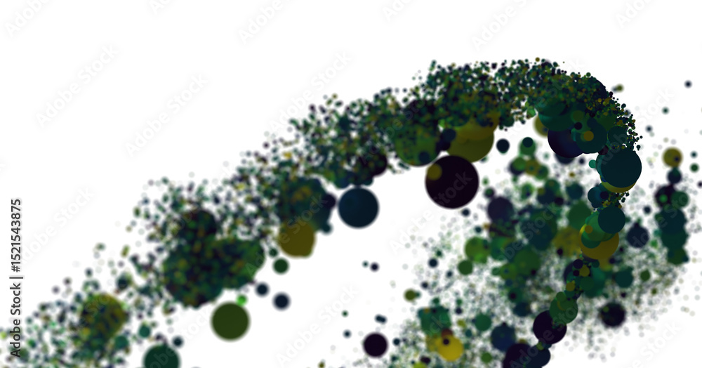 Poster multicolor confetti abstract background with a lot of falling pieces, isolated on a white background