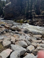 river in the mountains
