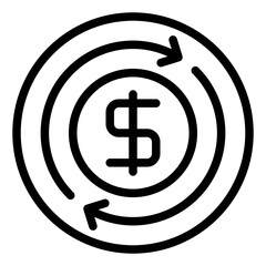 exchange rate icon