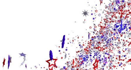 Patriotic stars background. Ideal for 4th of July, Memorial Day, or other celebratory designs.
