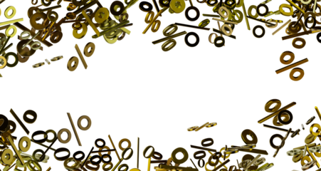 percent sign rain percentage icon interest rate