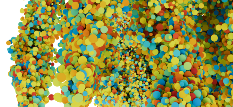 Vibrant, abstract background of colorful circles. Perfect for websites, presentations, and more!