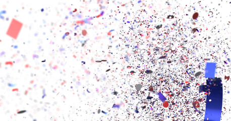 Vibrant confetti burst, celebration, party, festive background. Perfect for events, holidays, and...