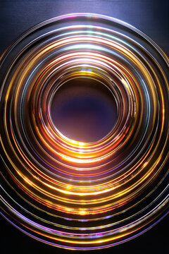 Concentric Lumina Rings in Spherical Harmony 01