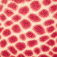 Close-Up of Giraffe Skin with Pinkish-Red Patches, Wildlife Texture Detail