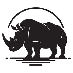 Rhinoceros Vector Illustration