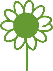 sunflower icon transparent vector illustration pattern background icon cute