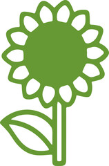 sunflower icon transparent vector illustration pattern background icon cute