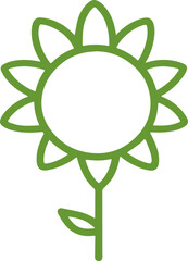 sunflower icon transparent vector illustration pattern background icon cute