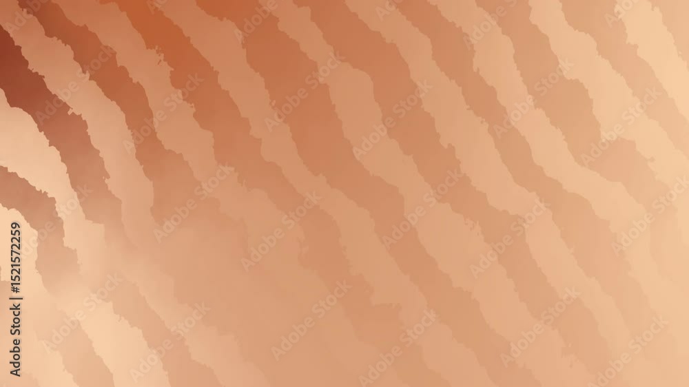 Poster abstract background with diagonal lines in shades of light and dark peach. gradient effect creates d