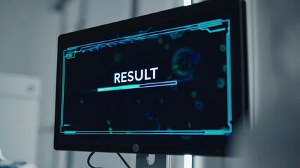 Biological scan display on advanced diagnostic interface - Powered by Adobe
