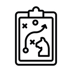 Strategic Planning line icon , vector, pixel perfect, illustrator file 
