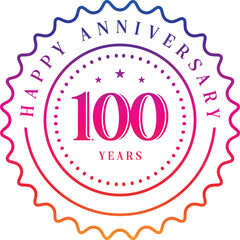 Abstract number template. Anniversary number template isolated, anniversary icon label, anniversary symbol stock illustration