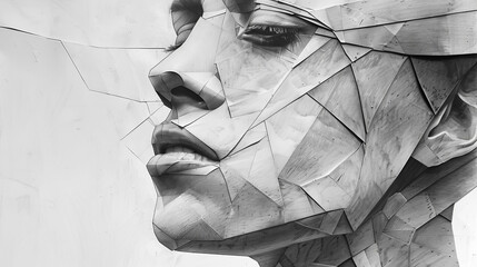 This approach transforms simple subjects into striking compositions by emphasizing bold lines and sharp edges.