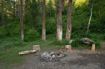 Snow Capped Mountains in the Spring