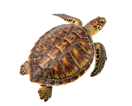 turtle isolated on white