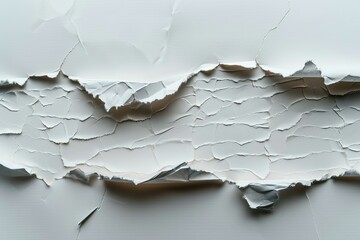 Flawless Picture of Close Up on Ripped Paper Mockup