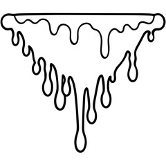 Violet Melt line art vector 