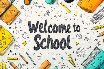 Welcome to school back to school supplies