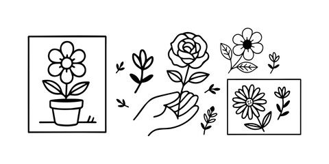 vector illustration of a flower