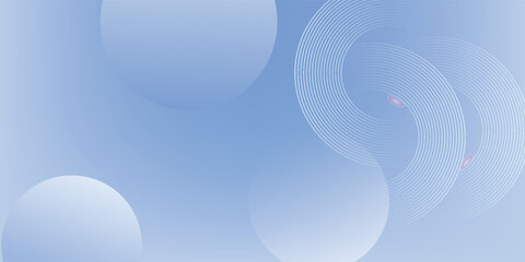 Abstract blue modern background with circle elements. Digital technology concept.