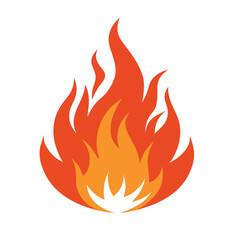 vector fire icon