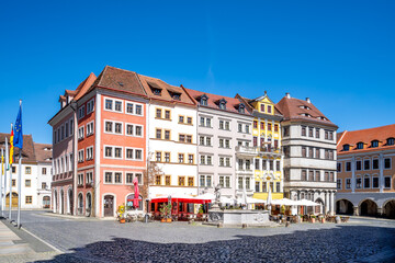 Blick über Altstadt, Görlitz, Sachsen, Deutschland 