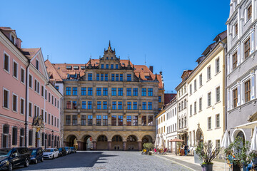 Blick über Altstadt, Görlitz, Sachsen, Deutschland 
