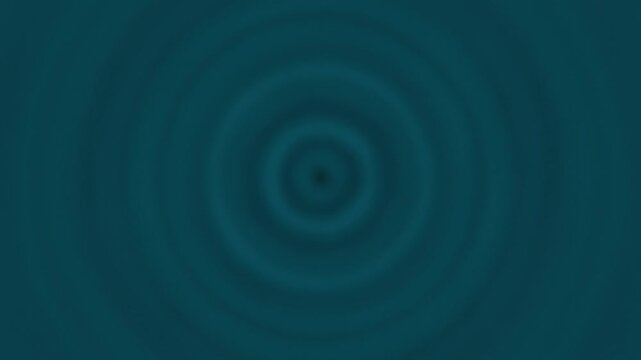 Abstract futuristic background animation of dark 3d rings wave motion with glowing blue lights, 4k seamless corporate background.