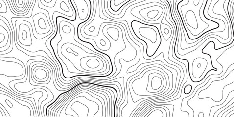 Topographic map background geographic line map with elevation assignments. Modern design with White background with topographic wavy pattern design
