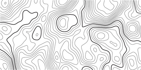 Topographic map background geographic line map with elevation assignments. Modern design with White background with topographic wavy pattern design