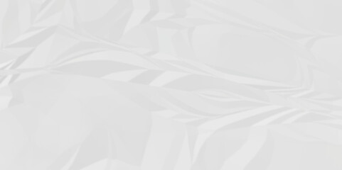 White abstract crumple obsolete billboard rumple. wrinkle ripped creased white crumple aged closeup craft document grunge recycling paper background.	
