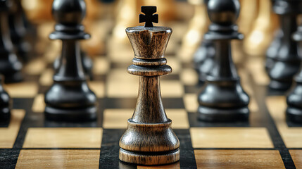 chess pieces on a chessboard