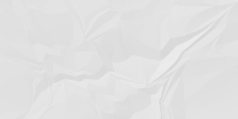 White abstract crumple obsolete billboard rumple. wrinkle ripped creased white crumple aged closeup craft document grunge recycling paper background.	
