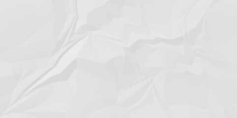 White abstract crumple obsolete billboard rumple. wrinkle ripped creased white crumple aged closeup craft document grunge recycling paper background.	
