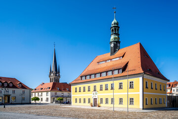 Altstadt, Markt, Neustadt in Sachsen, Deutschland 