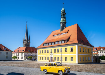 Altstadt, Markt, Neustadt in Sachsen, Deutschland 